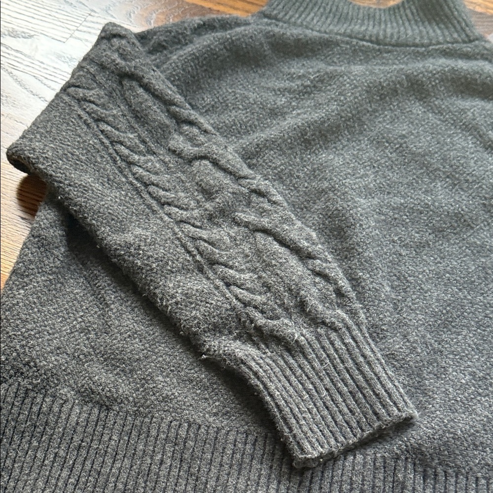 J. Crew Heather Gray Knit Pullover - Picture 6 of 7